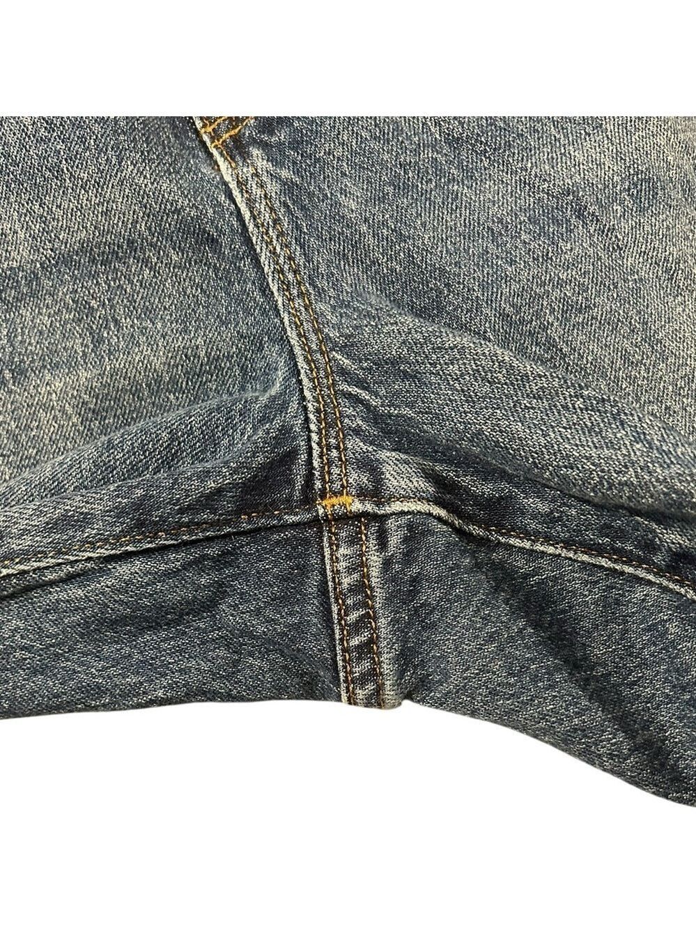 J. Crew Slim Boyfriend Jeans All Day Stretched Tinted Indigo Wash Cropped 32P EC - Picture 3 of 6